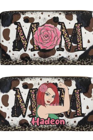 PU Leather Zipper Wallet