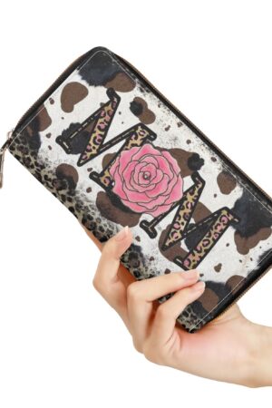 PU Leather Zipper Wallet