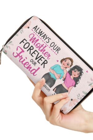 PU Leather Zipper Wallet