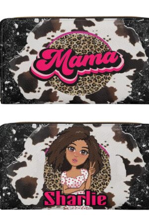 PU Leather Zipper Wallet