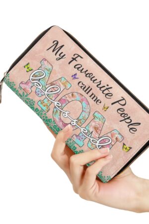 PU Leather Zipper Wallet