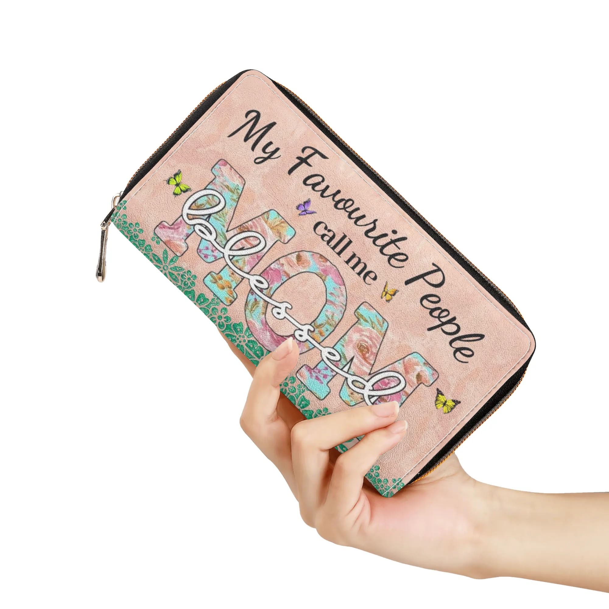 PU Leather Zipper Wallet - Image 4