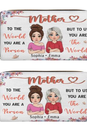 PU Leather Zipper Wallet