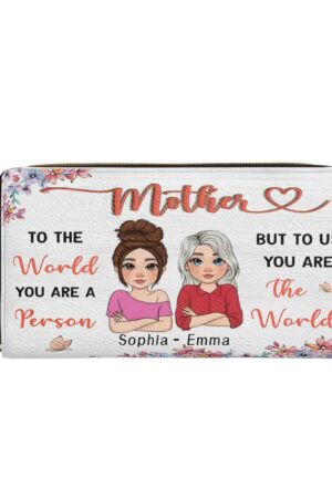 PU Leather Zipper Wallet