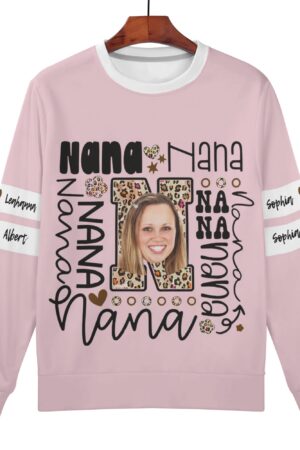 Women's All Over Print Crew Neck Streetwear Sweatshirt