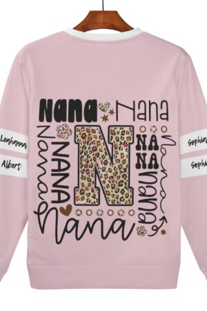 Women's All Over Print Crew Neck Streetwear Sweatshirt