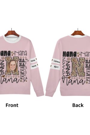 Women's All Over Print Crew Neck Streetwear Sweatshirt