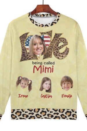 Women's All Over Print Crew Neck Streetwear Sweatshirt