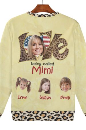 Women's All Over Print Crew Neck Streetwear Sweatshirt