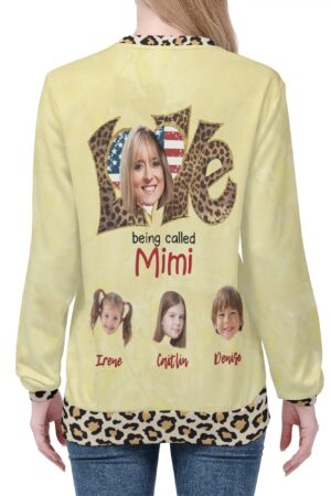 Women's All Over Print Crew Neck Streetwear Sweatshirt