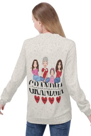 Women's All Over Print Crew Neck Streetwear Sweatshirt