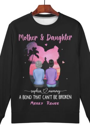 Women's All Over Print Crew Neck Streetwear Sweatshirt