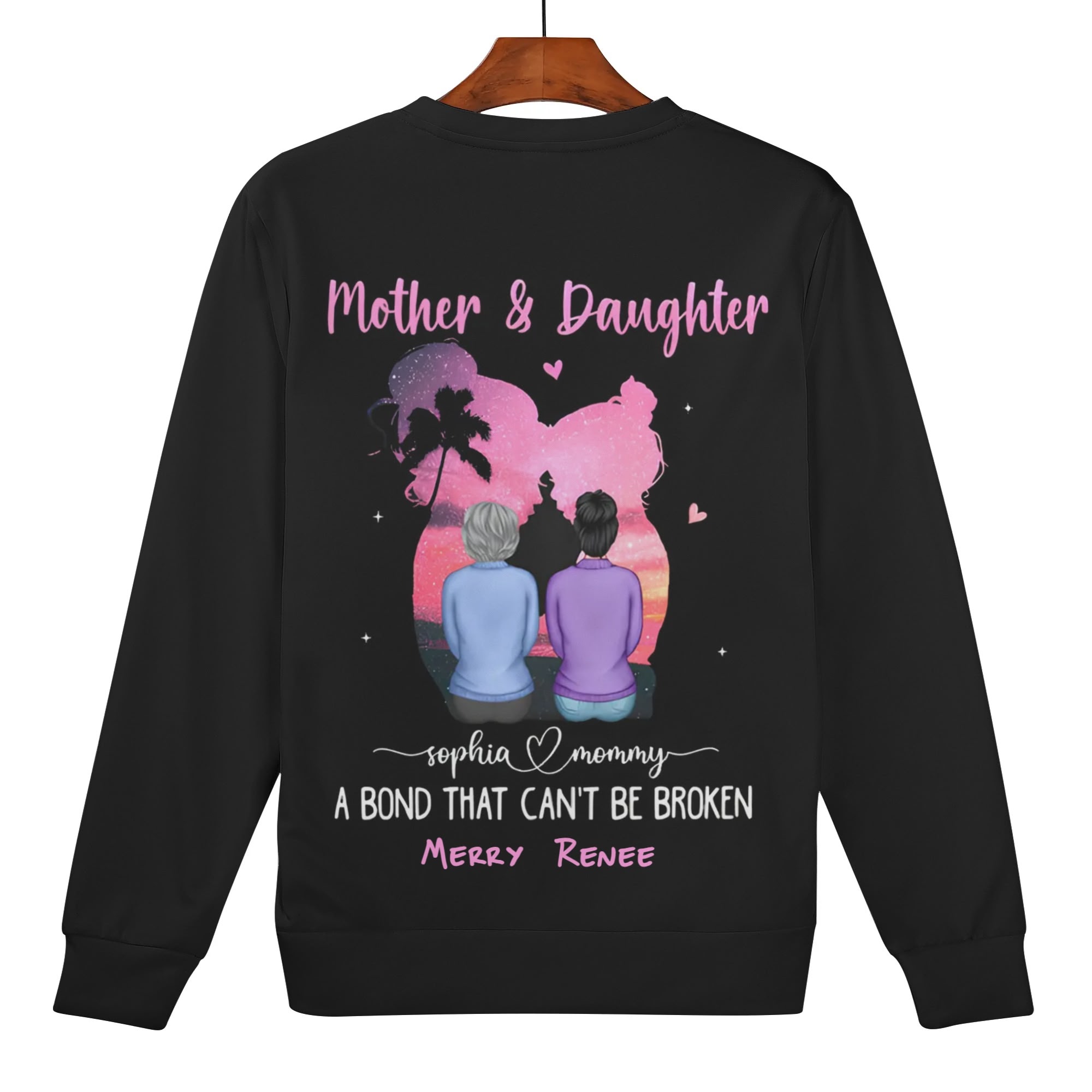 Women's All Over Print Crew Neck Streetwear Sweatshirt - Image 2