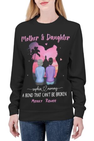 Women's All Over Print Crew Neck Streetwear Sweatshirt