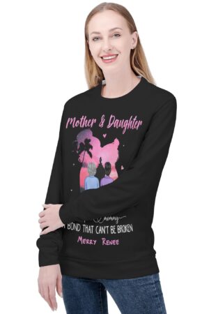 Women's All Over Print Crew Neck Streetwear Sweatshirt