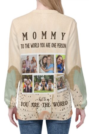 Women's All Over Print Crew Neck Streetwear Sweatshirt