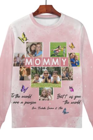 Women's All Over Print Crew Neck Streetwear Sweatshirt