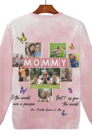 Women's All Over Print Crew Neck Streetwear Sweatshirt