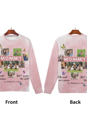 Women's All Over Print Crew Neck Streetwear Sweatshirt