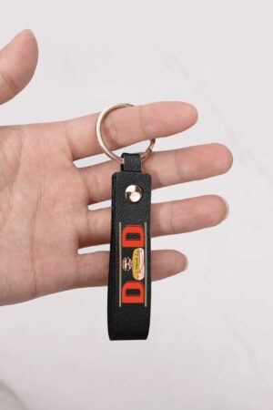 Handcrafted Leather Loop Keychain