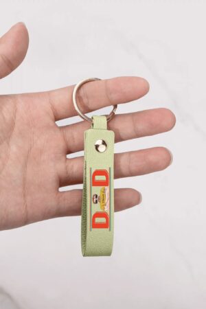 Handcrafted Leather Loop Keychain