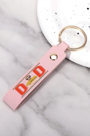 Handcrafted Leather Loop Keychain