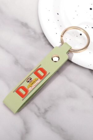 Handcrafted Leather Loop Keychain