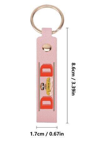 Handcrafted Leather Loop Keychain