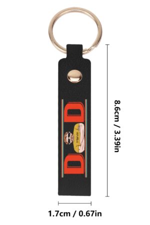 Handcrafted Leather Loop Keychain