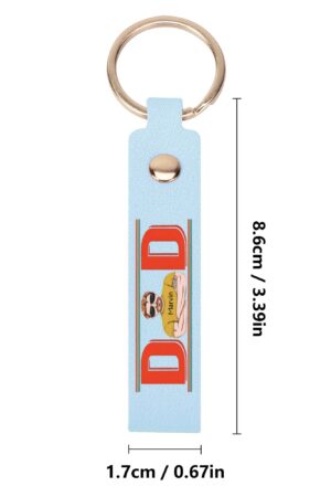 Handcrafted Leather Loop Keychain