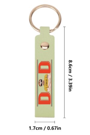 Handcrafted Leather Loop Keychain