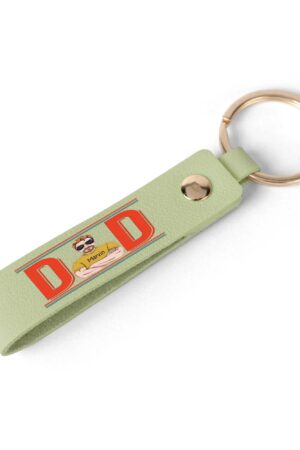 Handcrafted Leather Loop Keychain