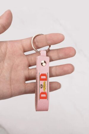 Handcrafted Leather Loop Keychain