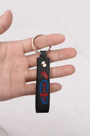 Handcrafted Leather Loop Keychain