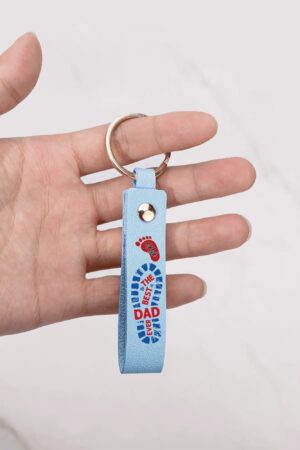 Handcrafted Leather Loop Keychain