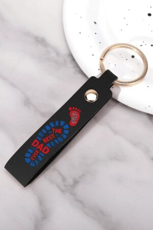 Handcrafted Leather Loop Keychain
