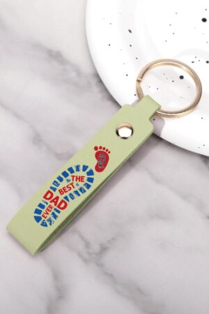 Handcrafted Leather Loop Keychain