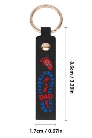 Handcrafted Leather Loop Keychain