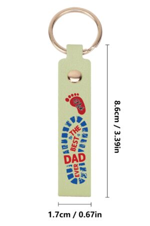 Handcrafted Leather Loop Keychain