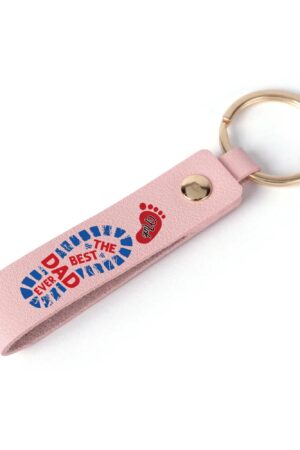 Handcrafted Leather Loop Keychain