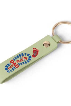 Handcrafted Leather Loop Keychain