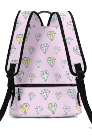 17 Inch Twill (PU) Leather School Backpack