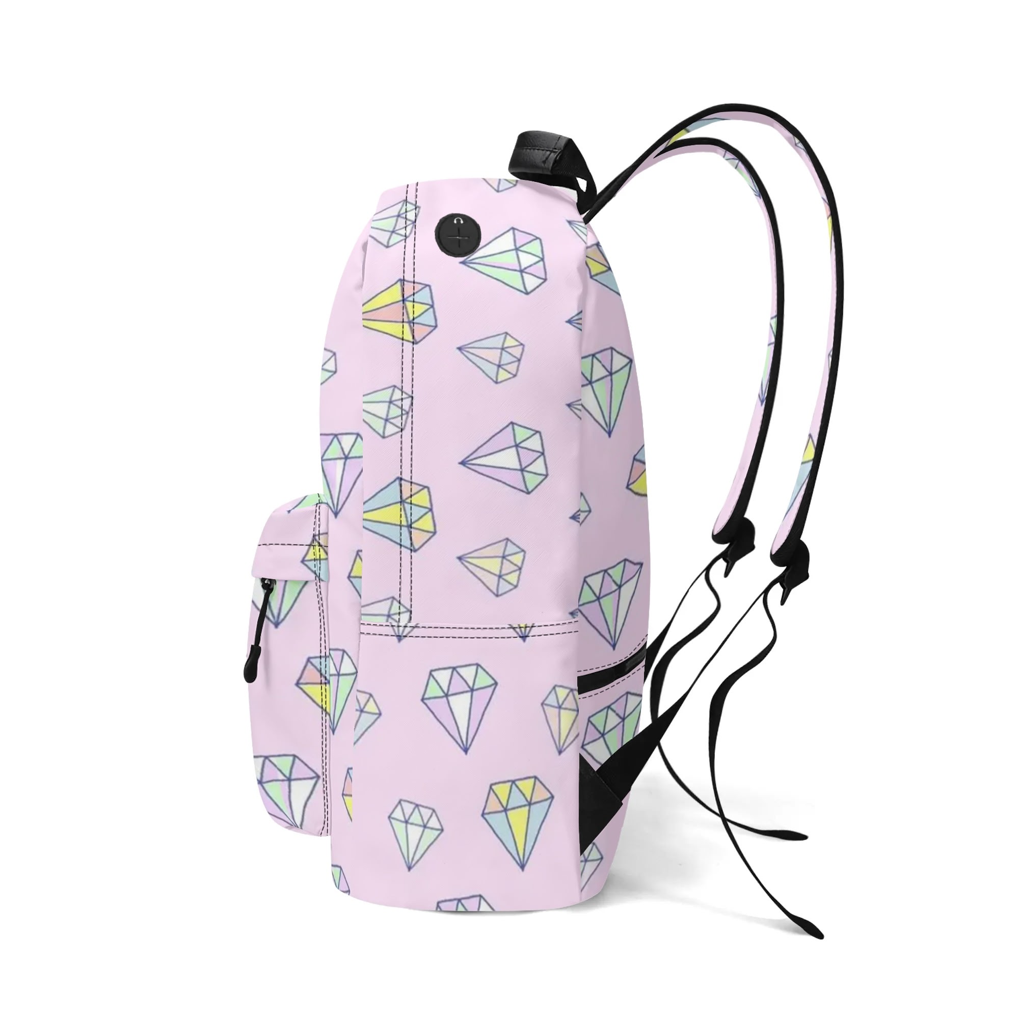 17 Inch Twill (PU) Leather School Backpack - Image 5