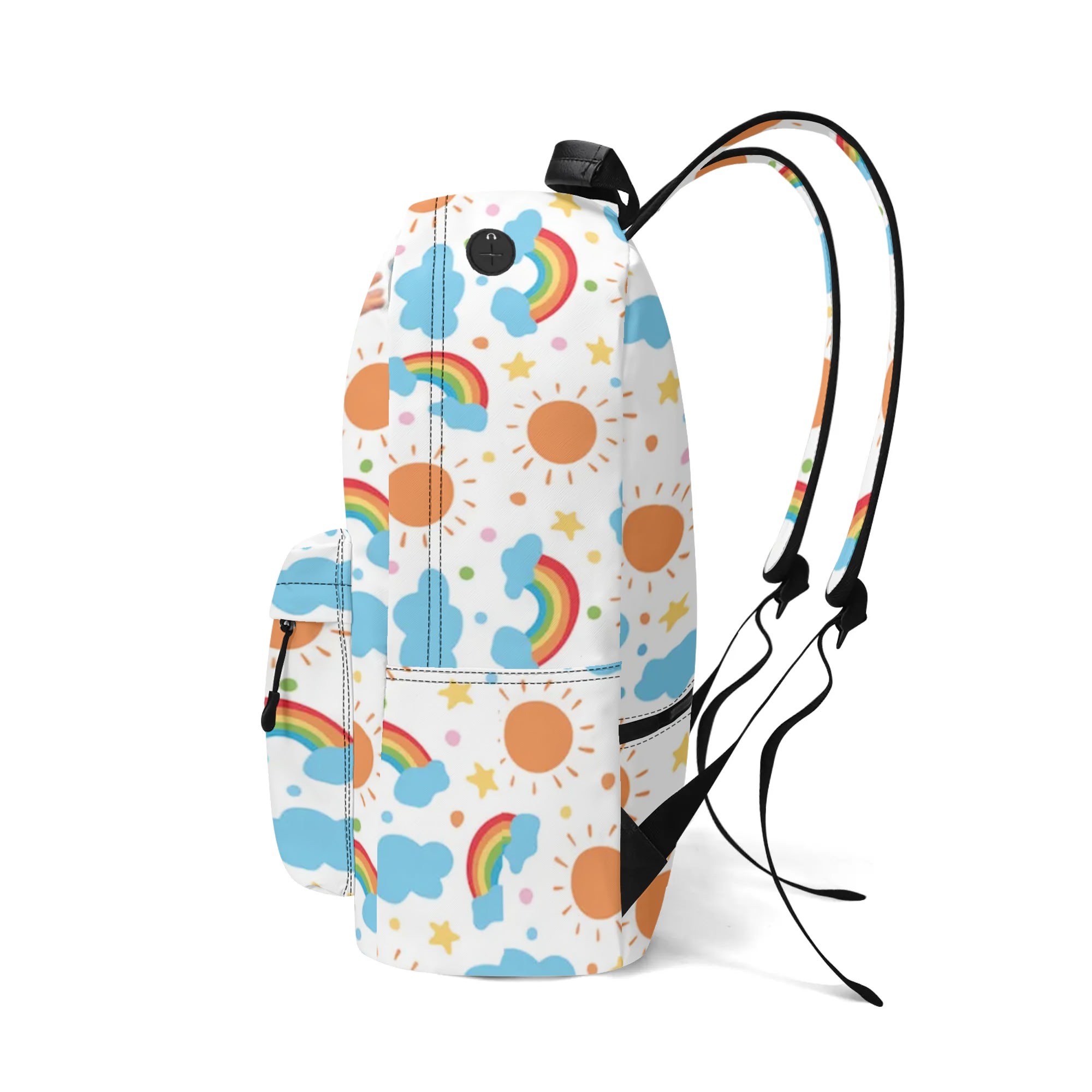 17 Inch Twill (PU) Leather School Backpack - Image 5