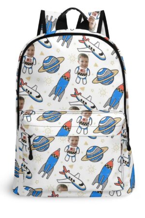 17 Inch Twill (PU) Leather School Backpack