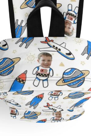 17 Inch Twill (PU) Leather School Backpack