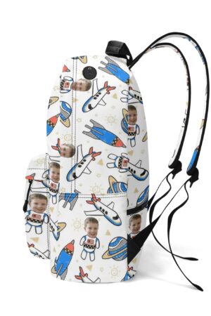 17 Inch Twill (PU) Leather School Backpack