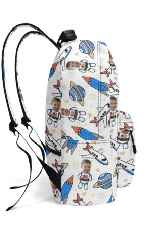 17 Inch Twill (PU) Leather School Backpack