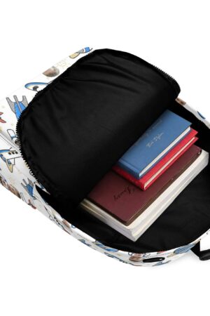 17 Inch Twill (PU) Leather School Backpack