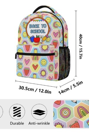 New 15 Inch Casual Style School Backpack